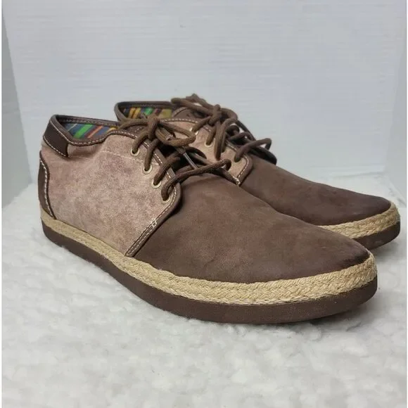 UGG Australia Chukka Vibram Sole Shoes Men’s 11.5 Brown Beige 1002236 - Picture 1 of 9